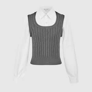 2 in 1 Knitted T-Shirt